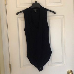Forever 21 plunge neck body suit